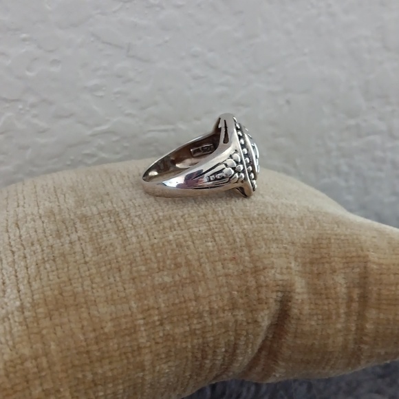925 NF Signed Silver Sun Ring - Picture 2 of 13